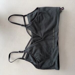 Victoria's Secret strappy Charcoal Bralette